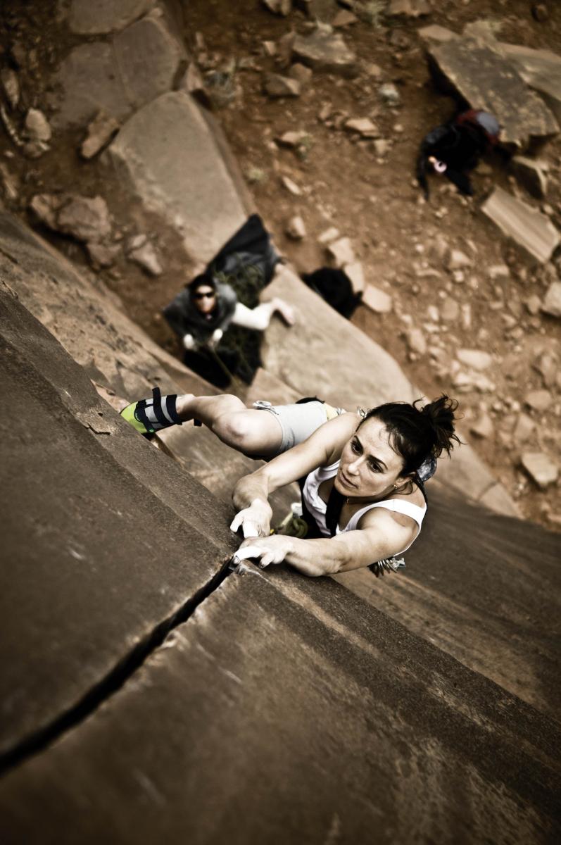 An interview with Steph Davis, the world's leading vegan climber The